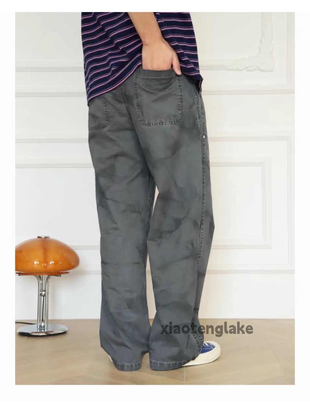 Vintage Xz vintage washed faded loose baggy carpenter pants Size US 34 / EU 50 - 8 Thumbnail