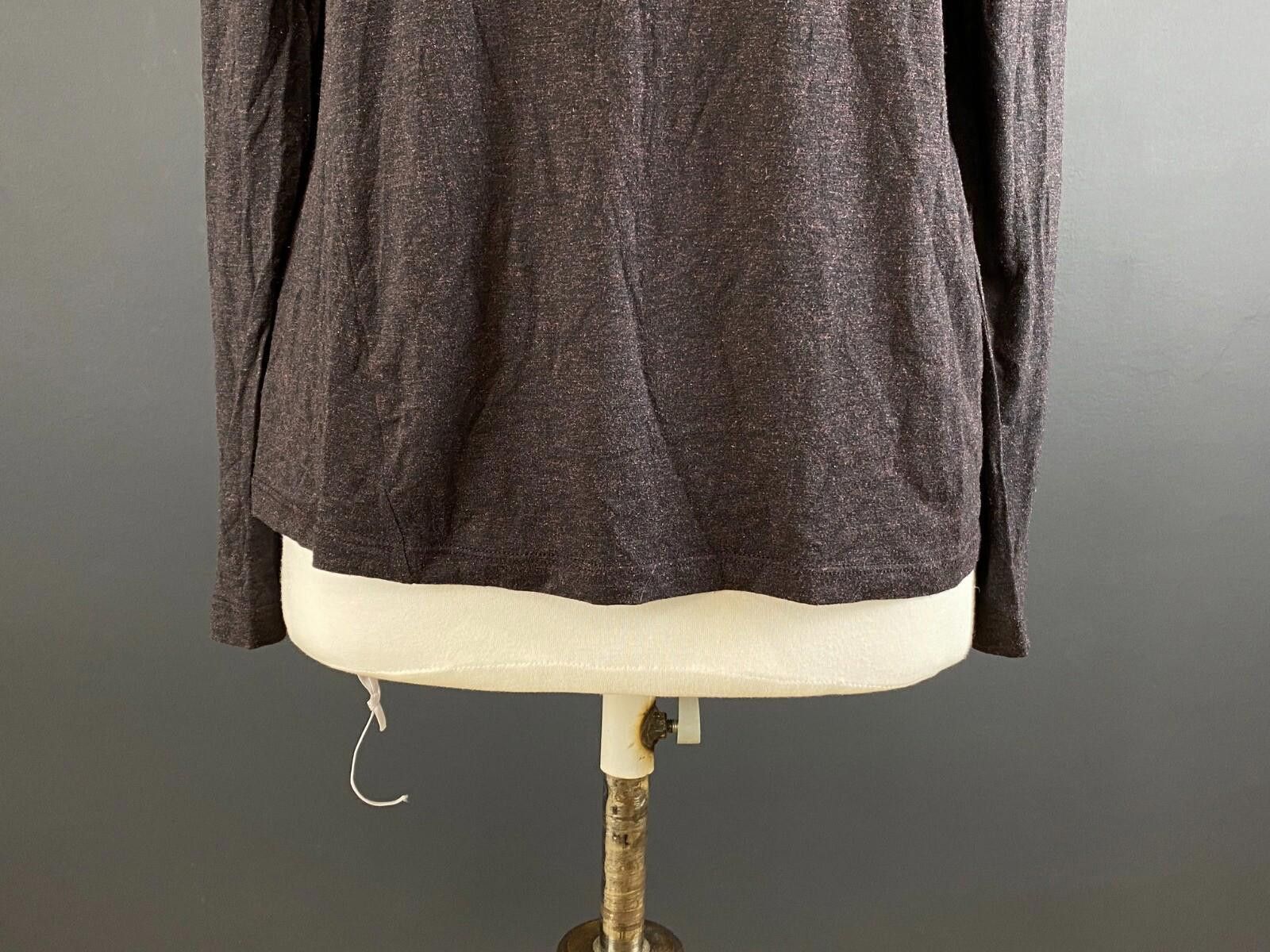 Designer Lilith Brown Long Sleeve Rop Pullover Shirt Size M / US 6-8 / IT 42-44 - 3 Thumbnail