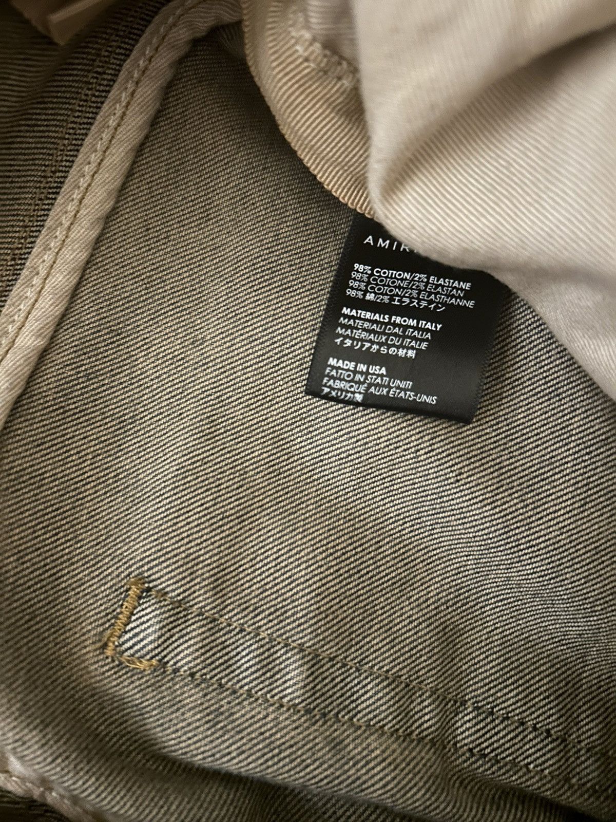 Amiri Sand Washed Blue Denim Size US 30 / EU 46 - 5 Thumbnail