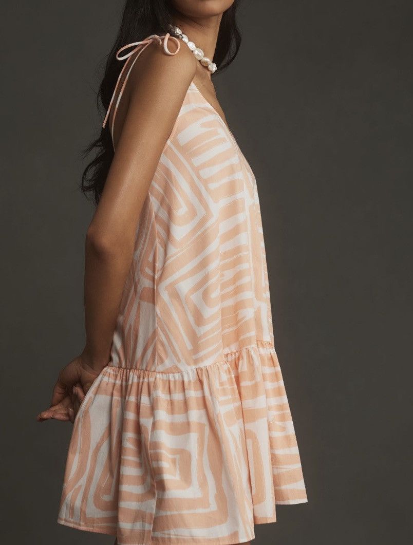 Anthropologie Anthropologie Maeve Flounce Swing Mini Dress, Size MP Size M / US 6-8 / IT 42-44 - 3 Thumbnail