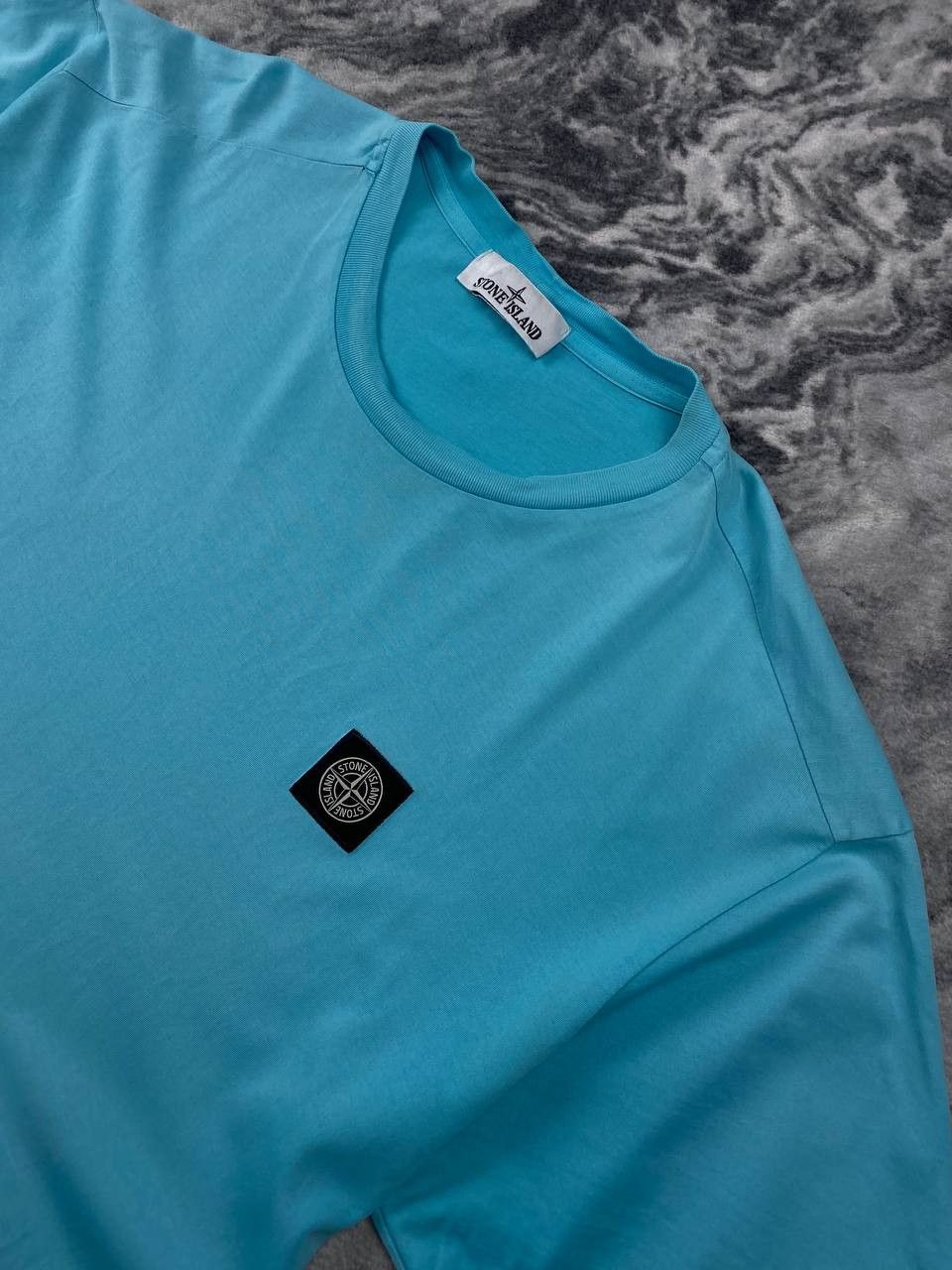 Stone Island Stone Island Patch Program T-Shirt Men Size 2XL Blue Size US XXL / EU 58 / 5 - 2 Thumbnail
