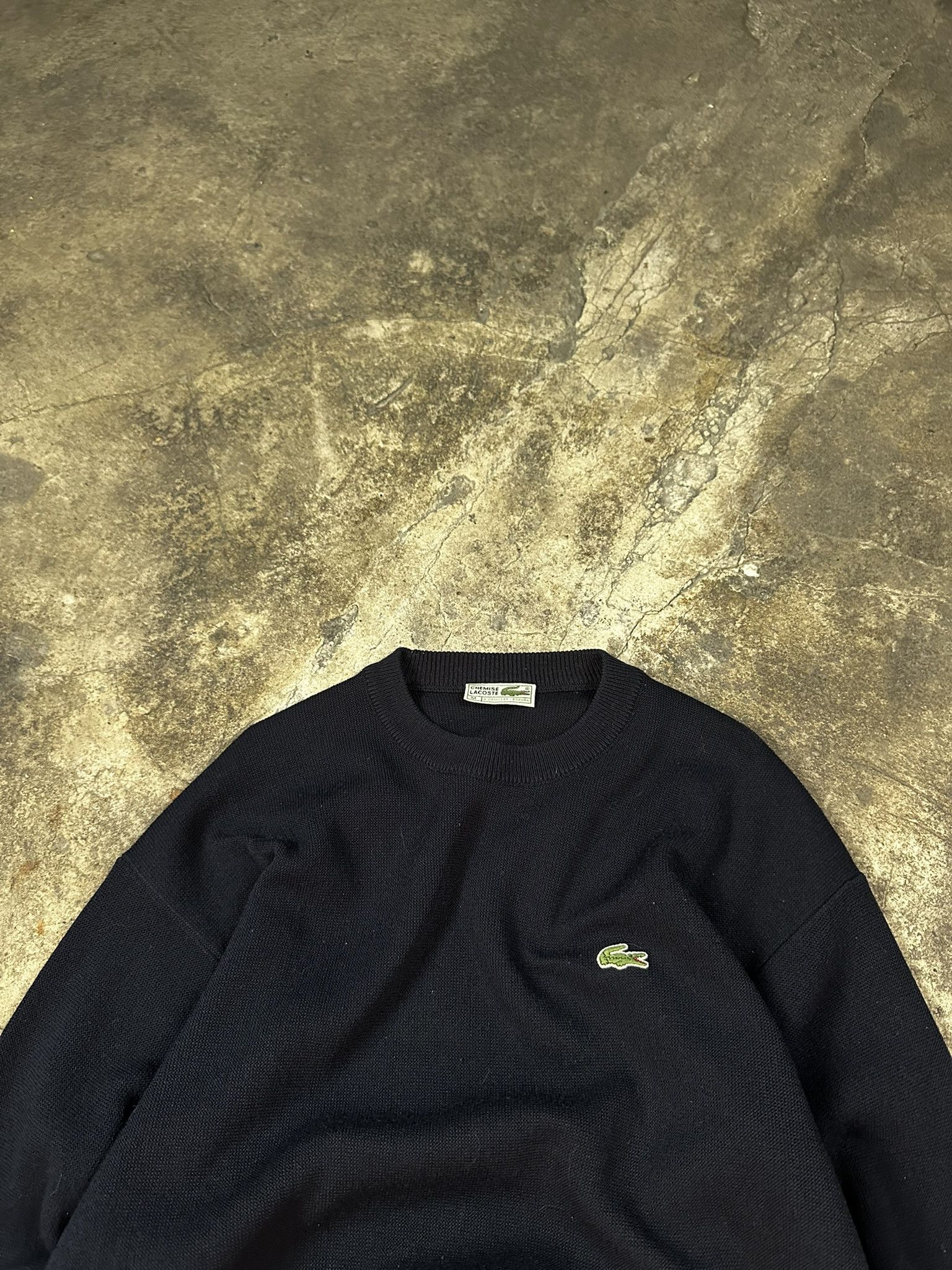 Lacoste 80s Vintage Lacoste Knit Boxy Sweater Oldmoney Size US M / EU 48-50 / 2 - 2 Thumbnail