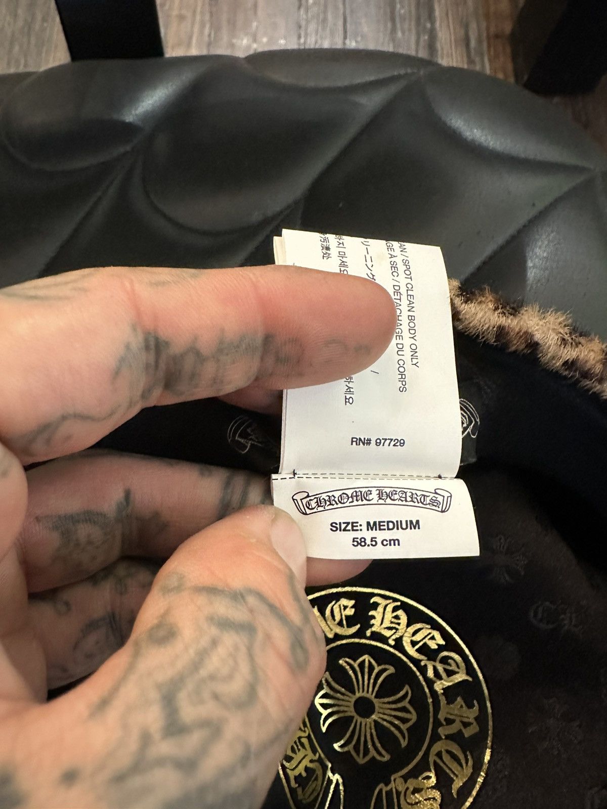 Chrome Hearts Chrome Hearts FULL LEOPARD CHEETAH CAPTAIN FLEUR HAT Size ONE SIZE - 13 Thumbnail