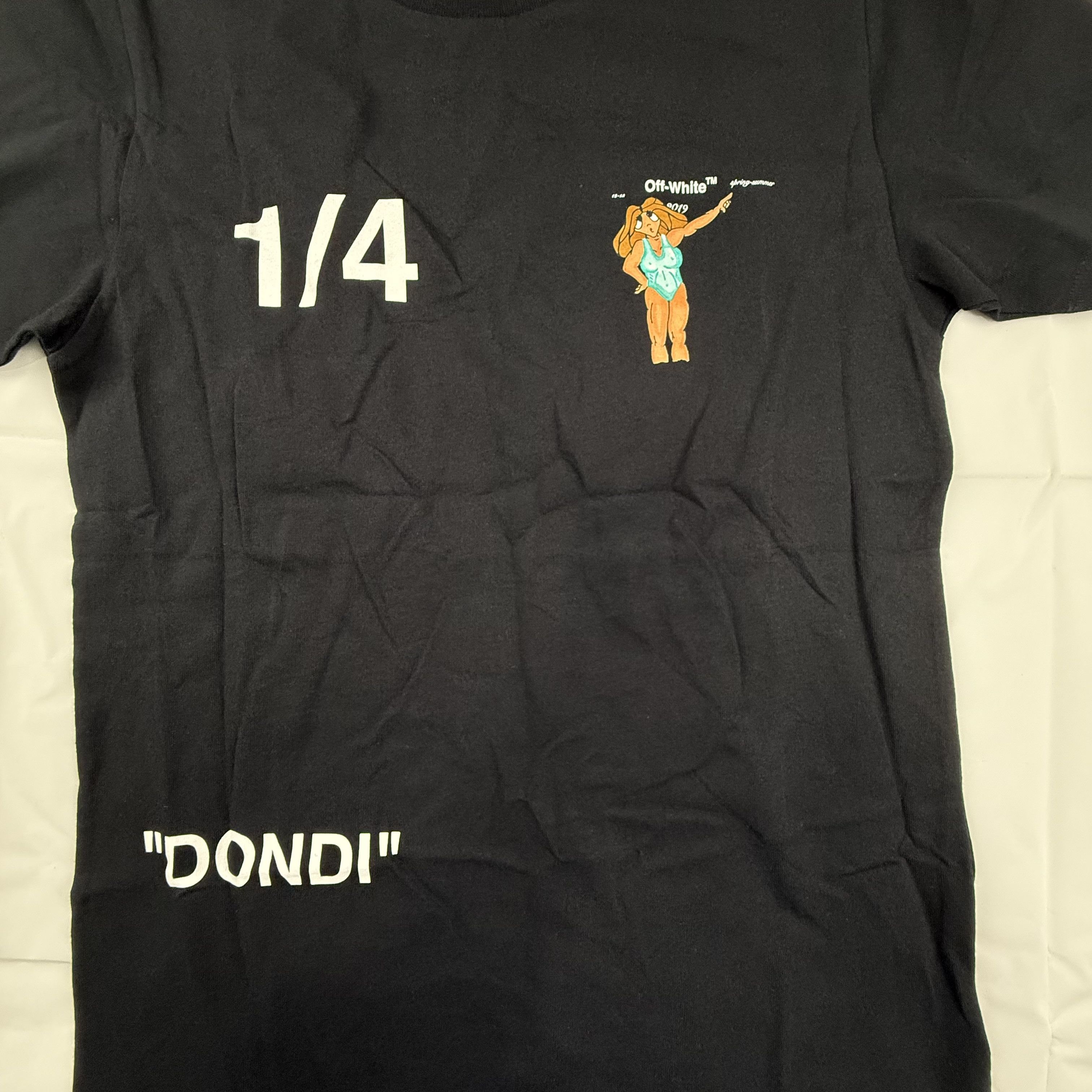 Off-White Off-White Virgil Abloh Dondi White Impressionism T-Shirt XS Size US XS / EU 42 / 0 - 3 Thumbnail