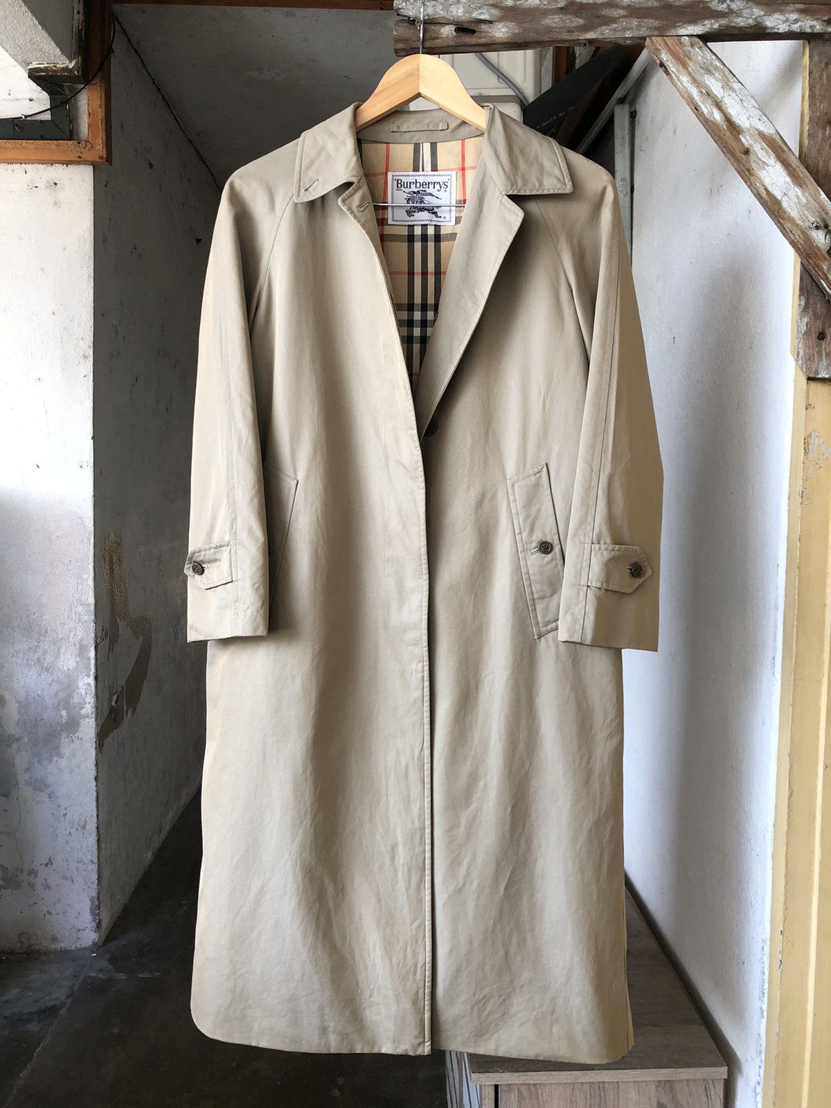 Burberry Vintage Burberry Japan Made Nova Check Trench Coat Size US S / EU 44-46 / 1 - 3 Thumbnail