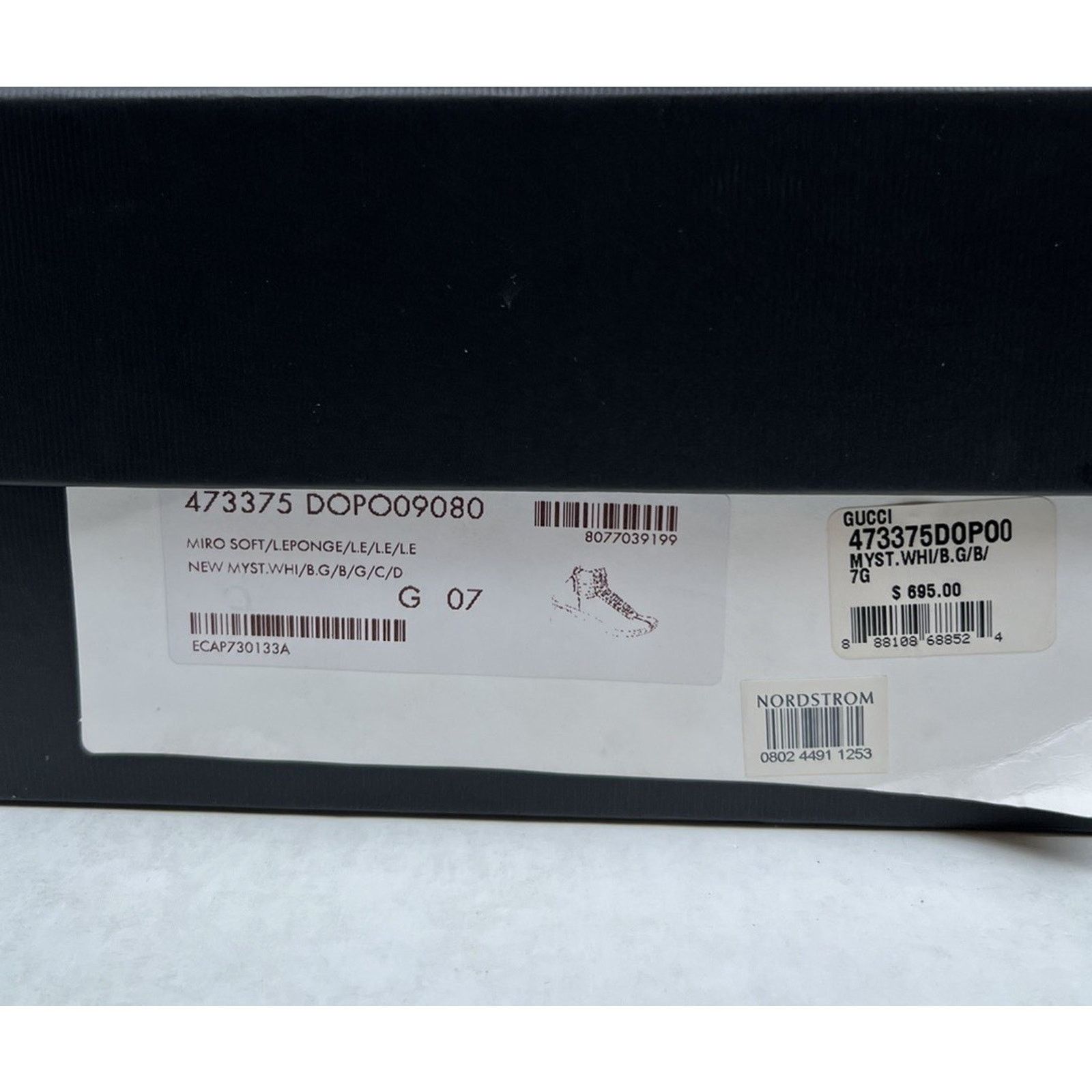 Gucci Size 7G/7.5US - Gucci Rainbow Collar Leather High-Top Size US 7.5 / EU 40-41 - 10 Thumbnail