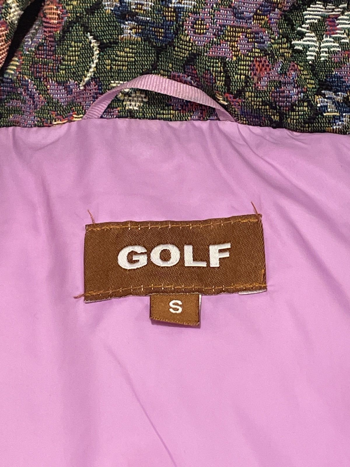 Golf Wang Purple Floral Golf Wang Puffer (Small) Size US S / EU 44-46 / 1 - 2 Thumbnail