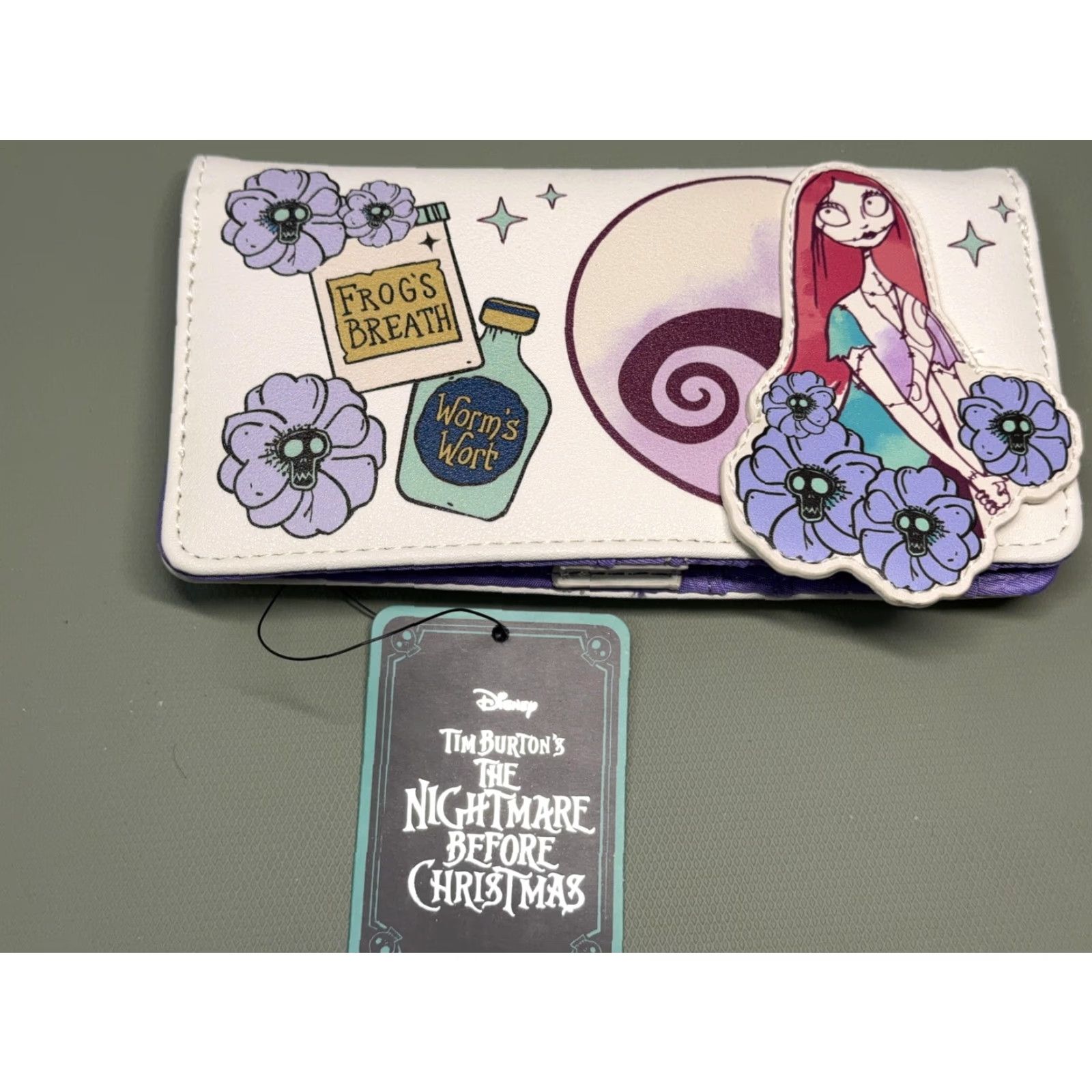 Vintage Disney Nightmare Before Christmas Wallet Womens Sally Potions Bioworld New Size ONE SIZE - 2 Thumbnail
