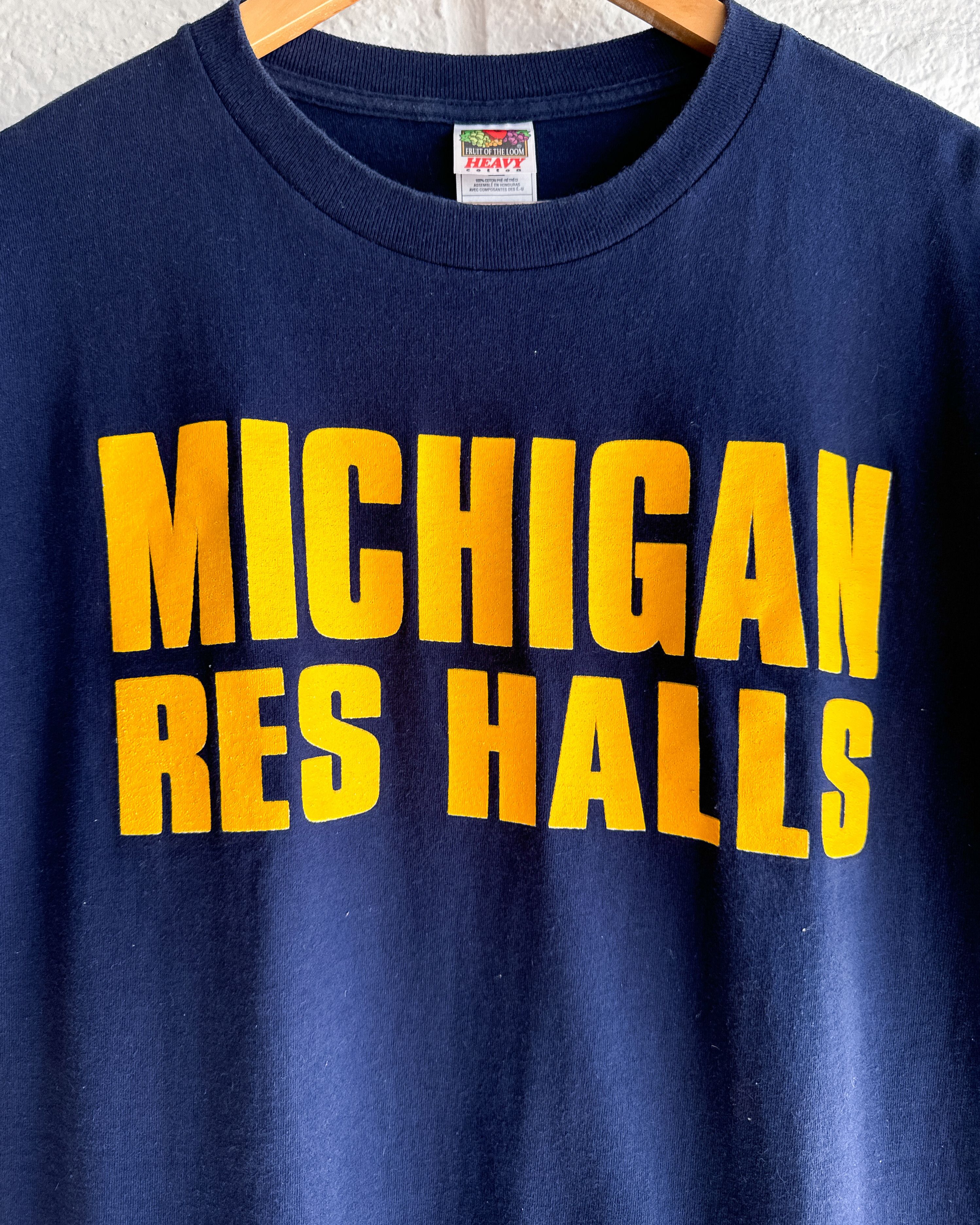 Vintage Vintage Michigan State T Shirt Navy Blue Men's XL Res Hall Size US XL / EU 56 / 4 - 2 Thumbnail