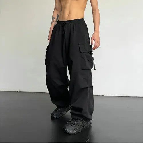 Jean Cargo Pants Multi-pocket With Elastic Size US 32 / EU 48 - 2 Thumbnail