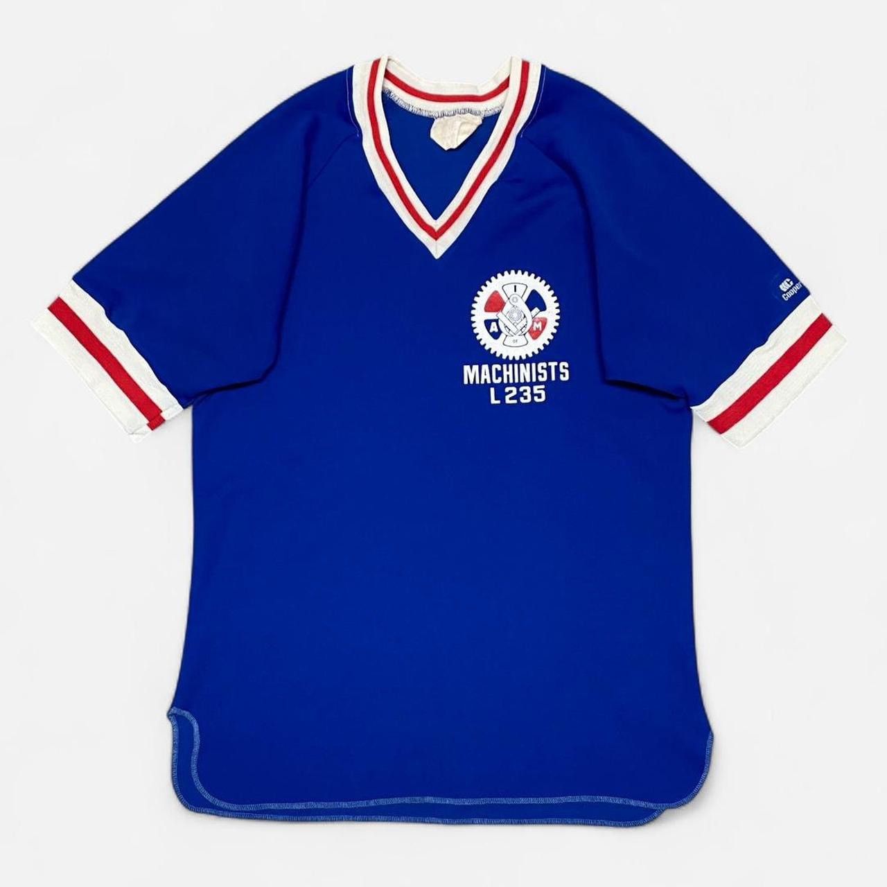 Other Vintage 80s machinists blue red and white baseball jersey Size US M / EU 48-50 / 2 - 1 Thumbnail