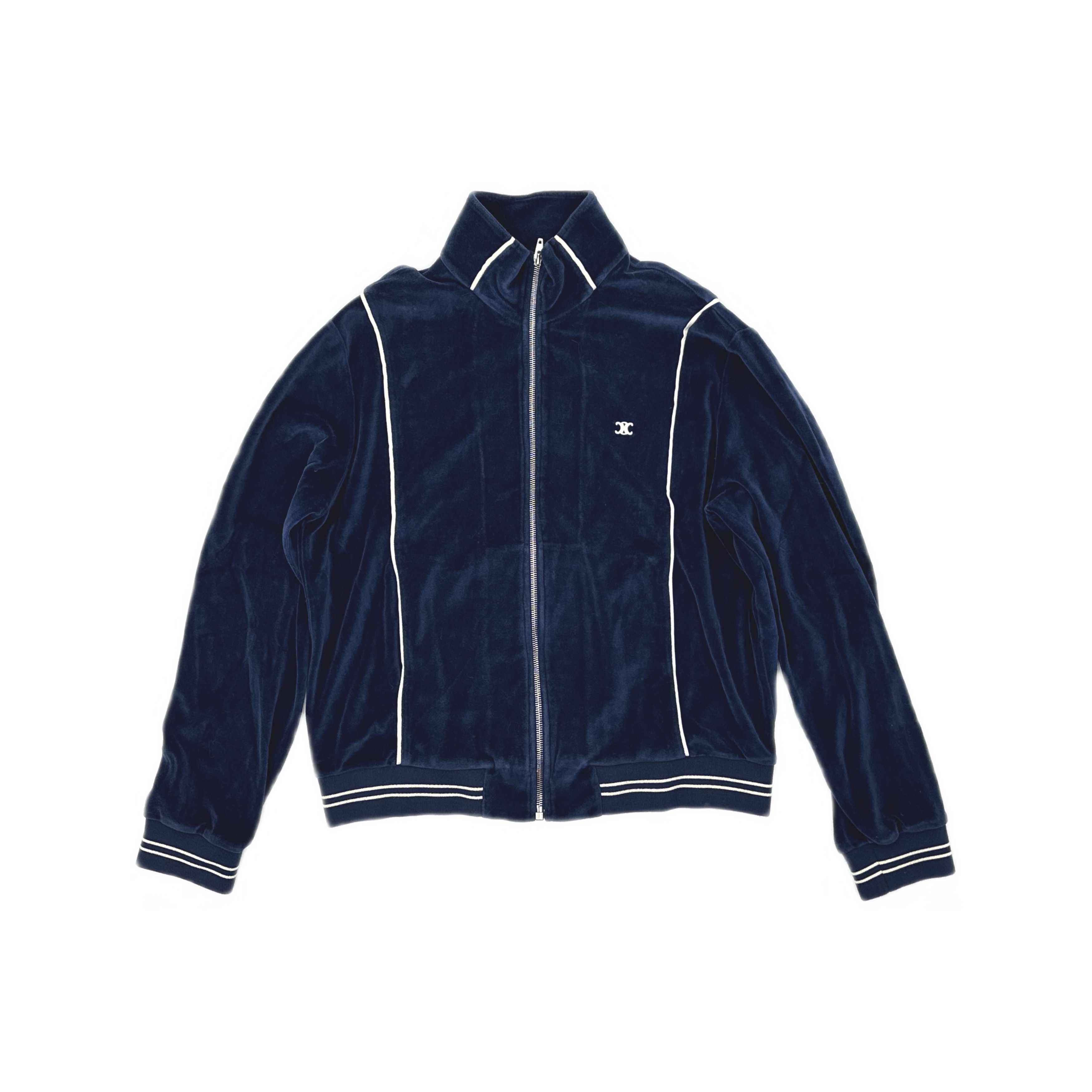 Celine Celine Velvet Logo Track Jacket Size L Size US L / EU 52-54 / 3 - 1 Thumbnail