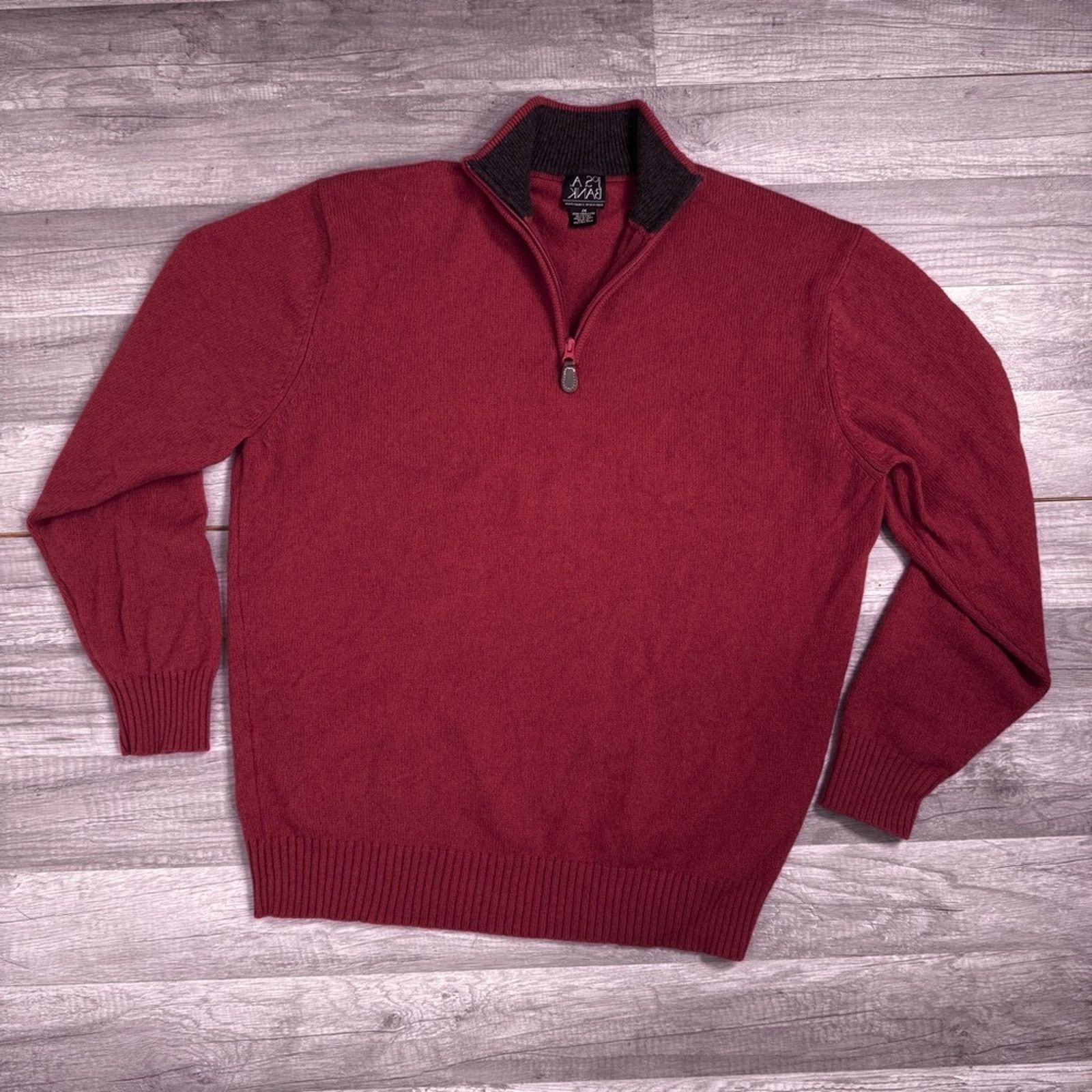 Vintage Lambs Wool Blend Quarter Zip Sweater XL Classic Size US XL / EU 56 / 4 - 4 Thumbnail