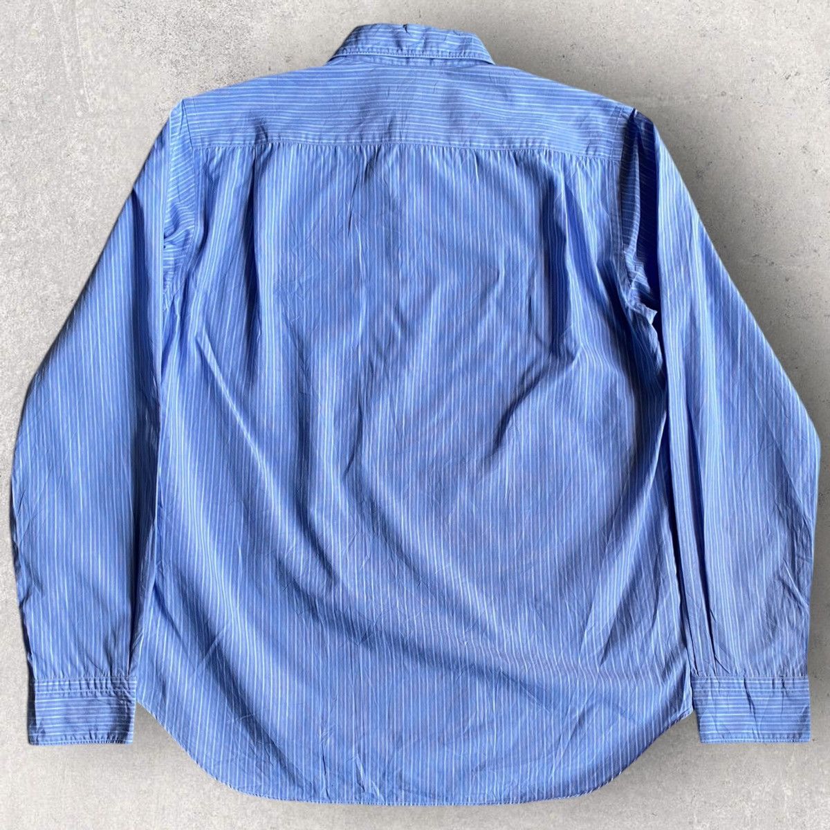 Comme des Garcons CDGH Number Blue Stripe Shirt Size US M / EU 48-50 / 2 - 3 Thumbnail