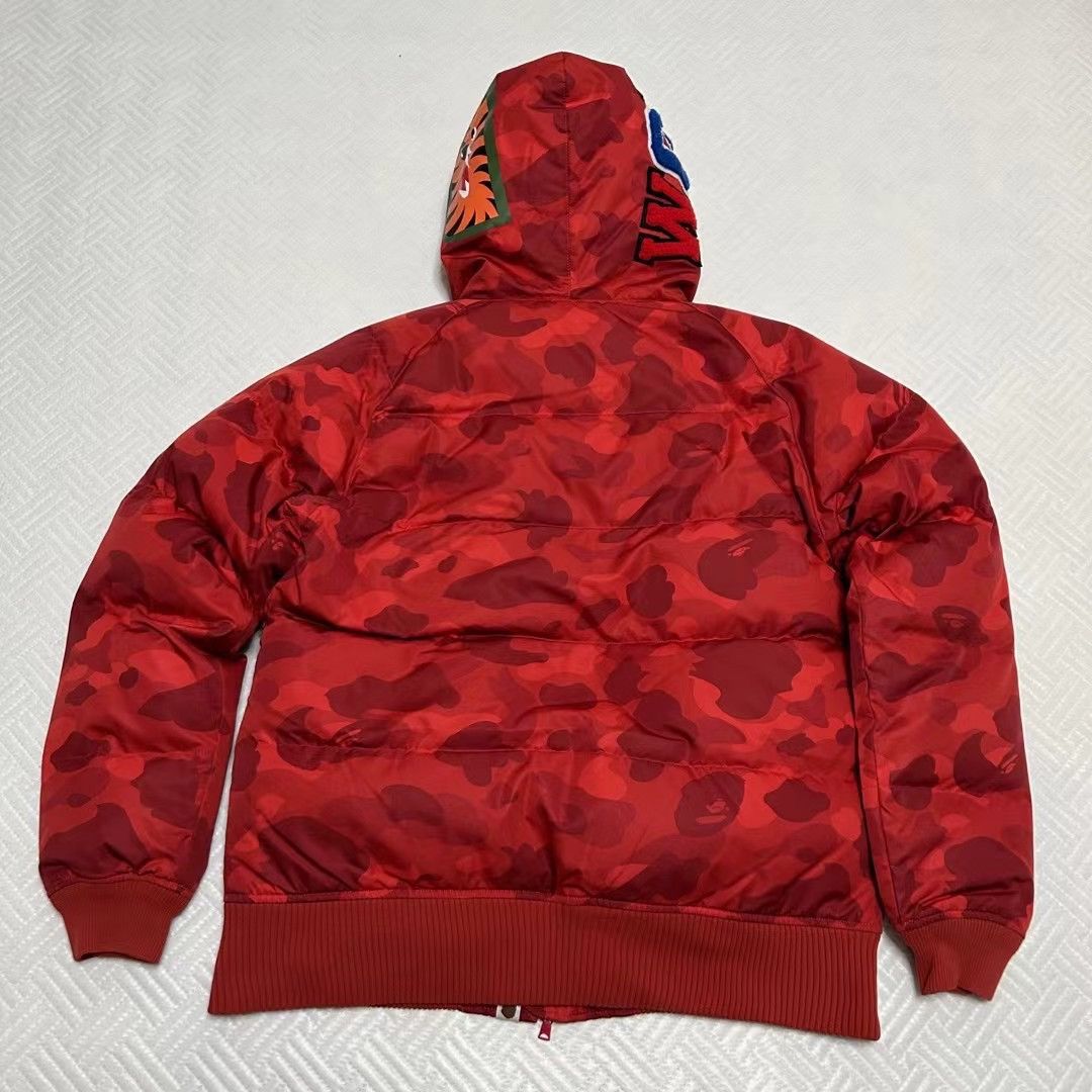 Bape COLOR CAMO SHARK DOWN JACKET Size US XL / EU 56 / 4 - 7 Thumbnail