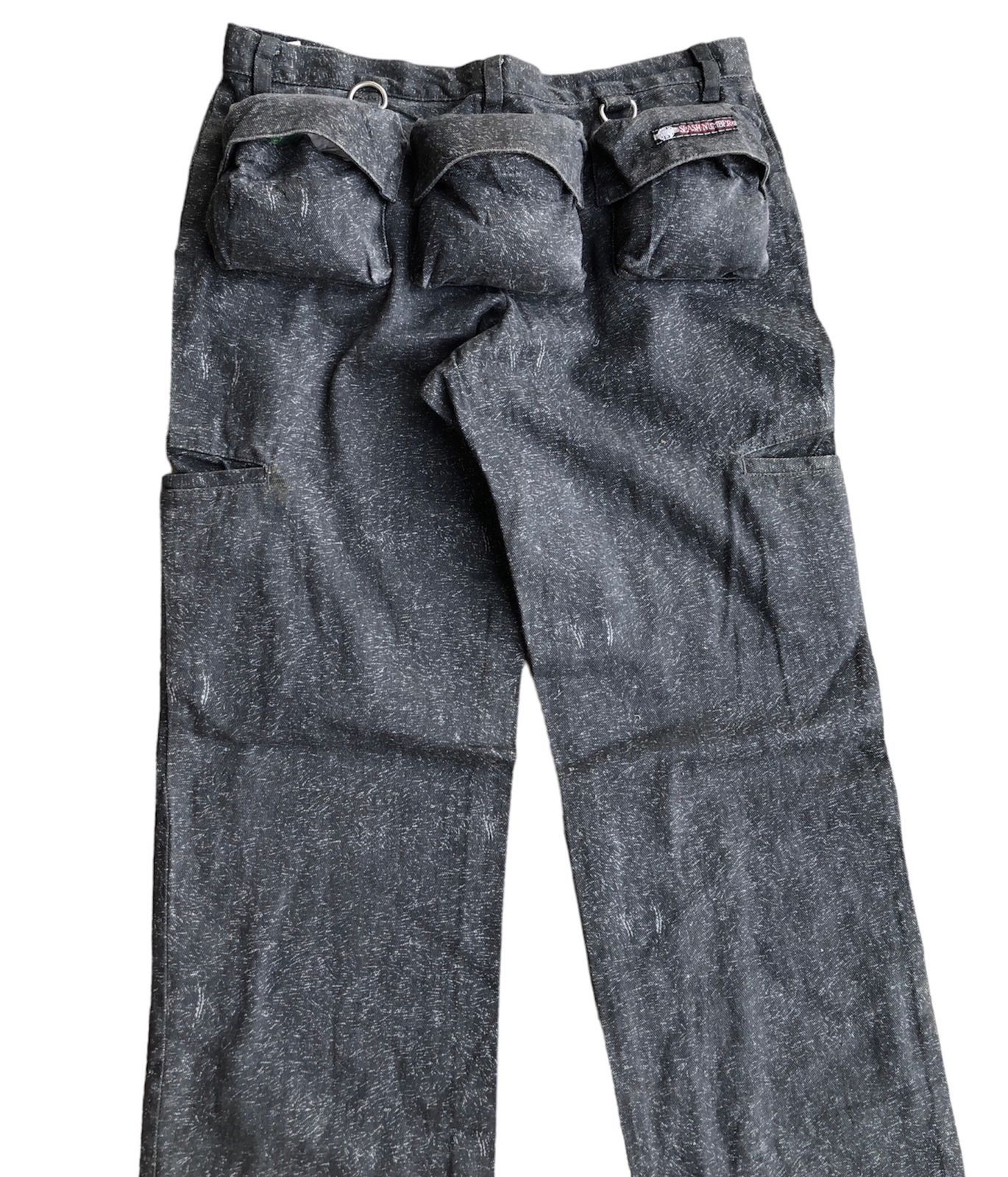 Japanese Brand 2000's slash number 3D back pocket cargo pants Size US 29 - 3 Thumbnail
