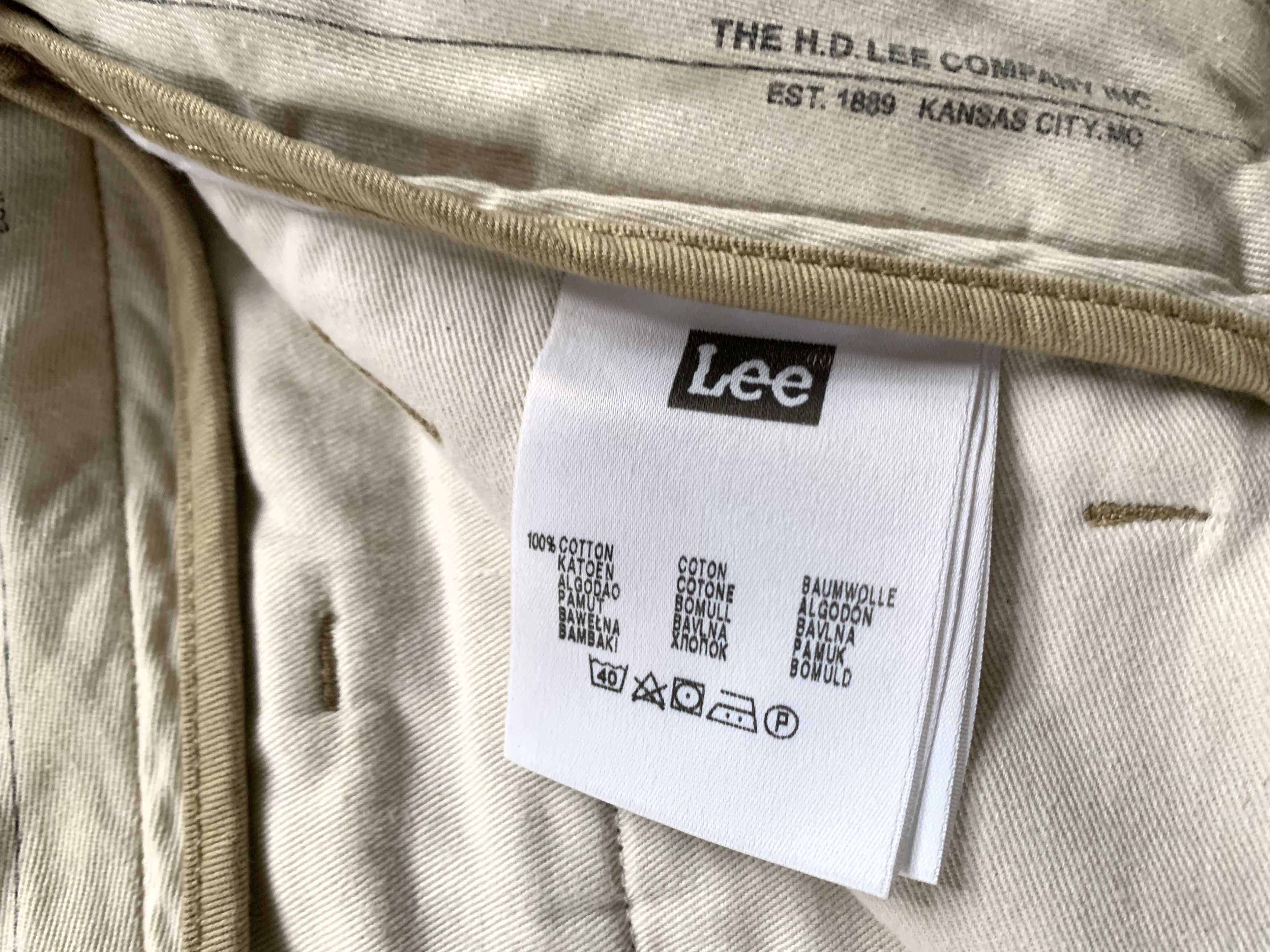 Lee × Vintage Lee Chino Shorts Cotton Size US 28 / EU 44 - 7 Thumbnail
