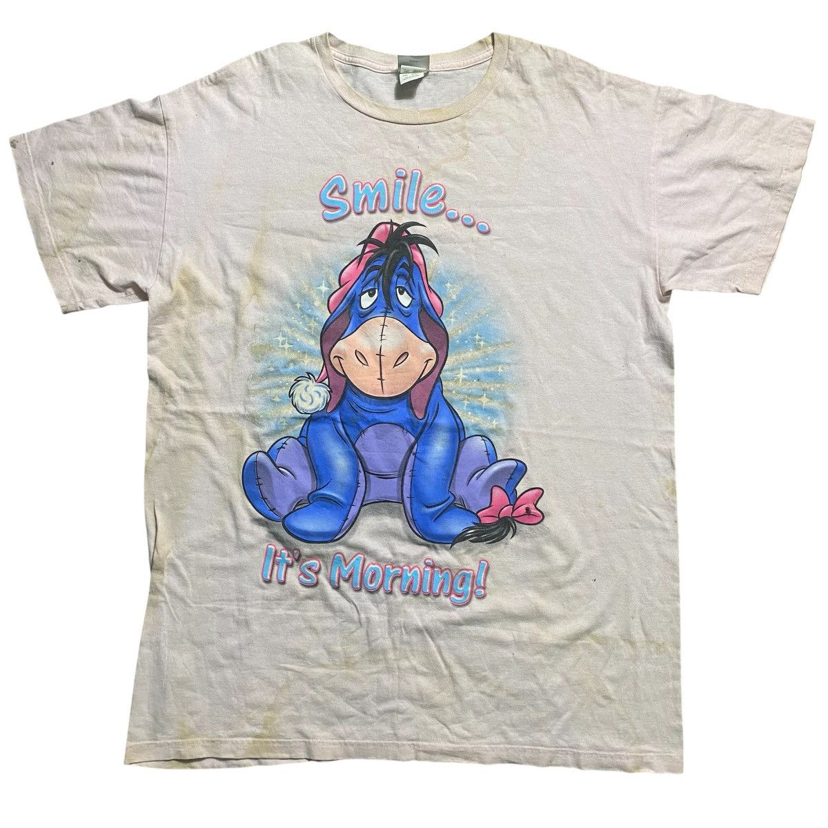Disney Vintage Disney Eeyore Big Face Winnie The Pooh Tshirt Size US XXL / EU 58 / 5 - 1 Thumbnail