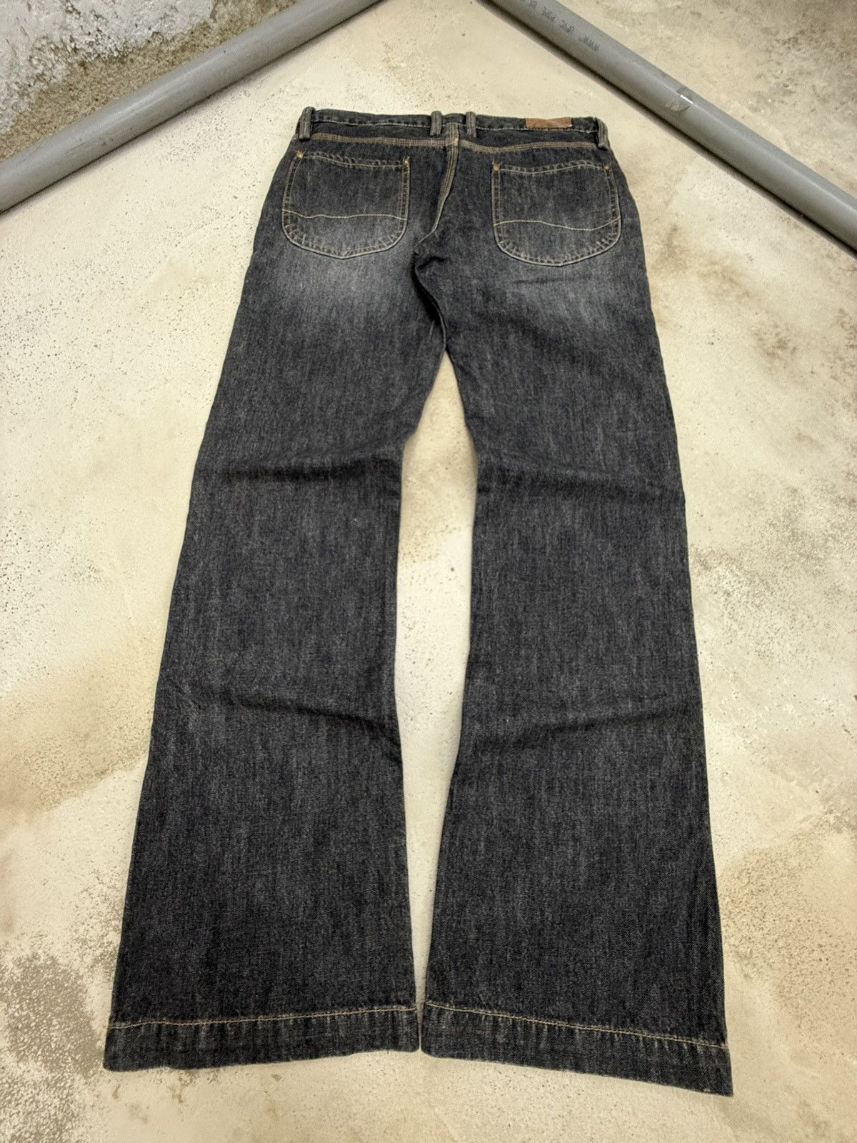 Le Grande Bleu (L.G.B.) Branch Department 50s Reissue Work Wear Flared Jeans Size US 30 / EU 46 - 14 Thumbnail