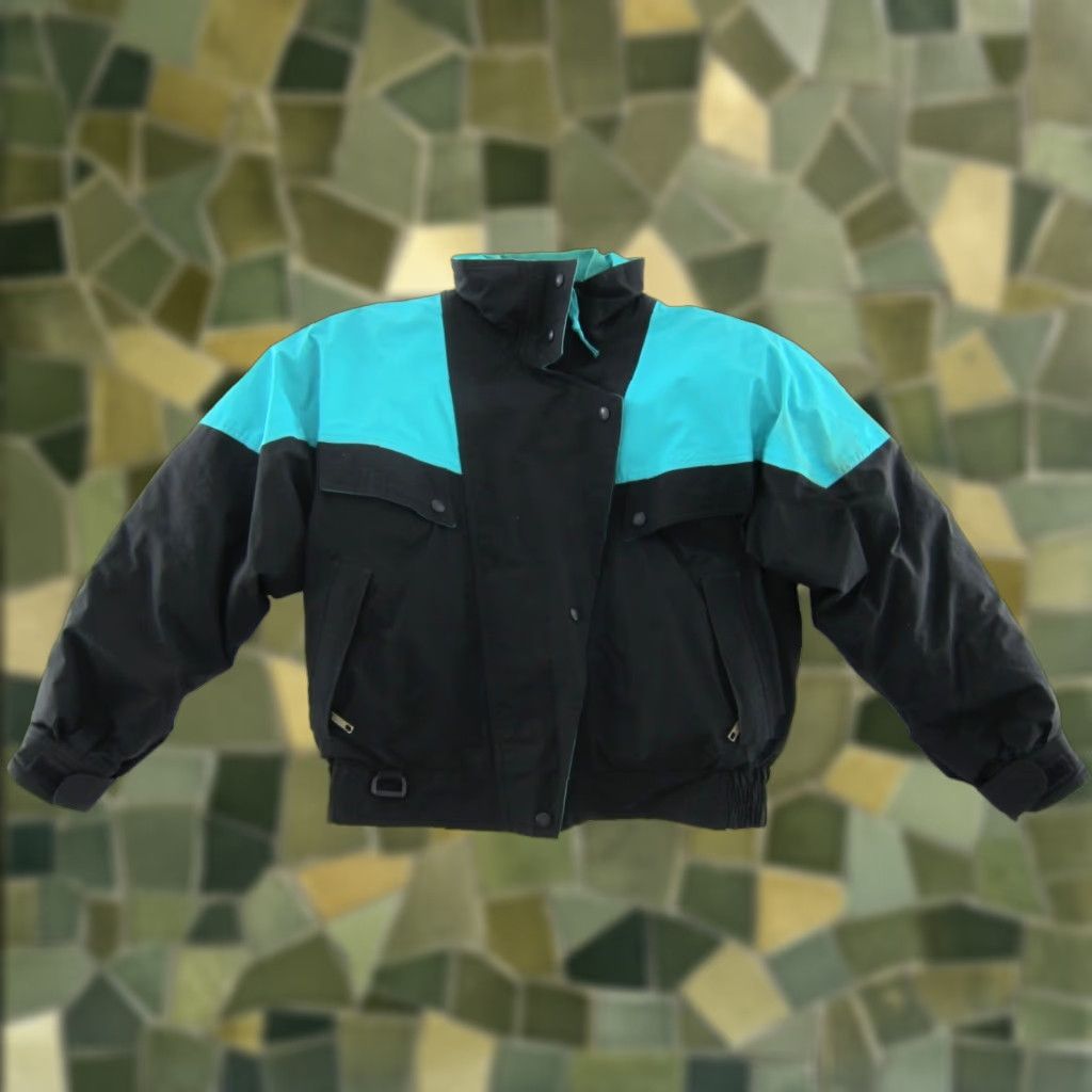 Eddie Bauer VINTAGE Eddie Bauer Jacket Women's Ski Down Goose Black M-L Regular Hooded Down Jacket Size M / US 6-8 / IT 42-44 - 1 Thumbnail