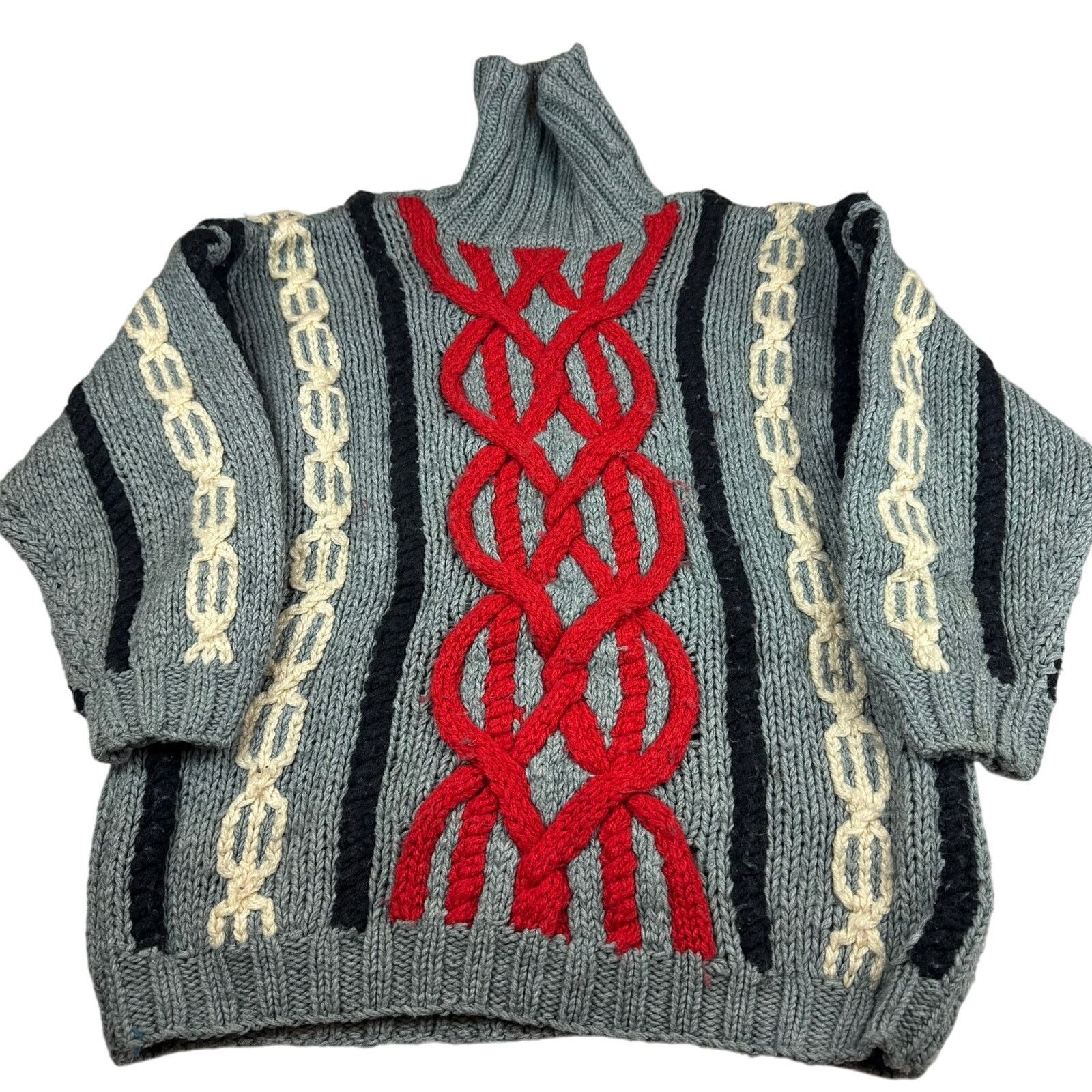 Other Vintage Y2K Union Bay Cable Knit Sweater - Medium Size M / US 6-8 / IT 42-44 - 1 Thumbnail