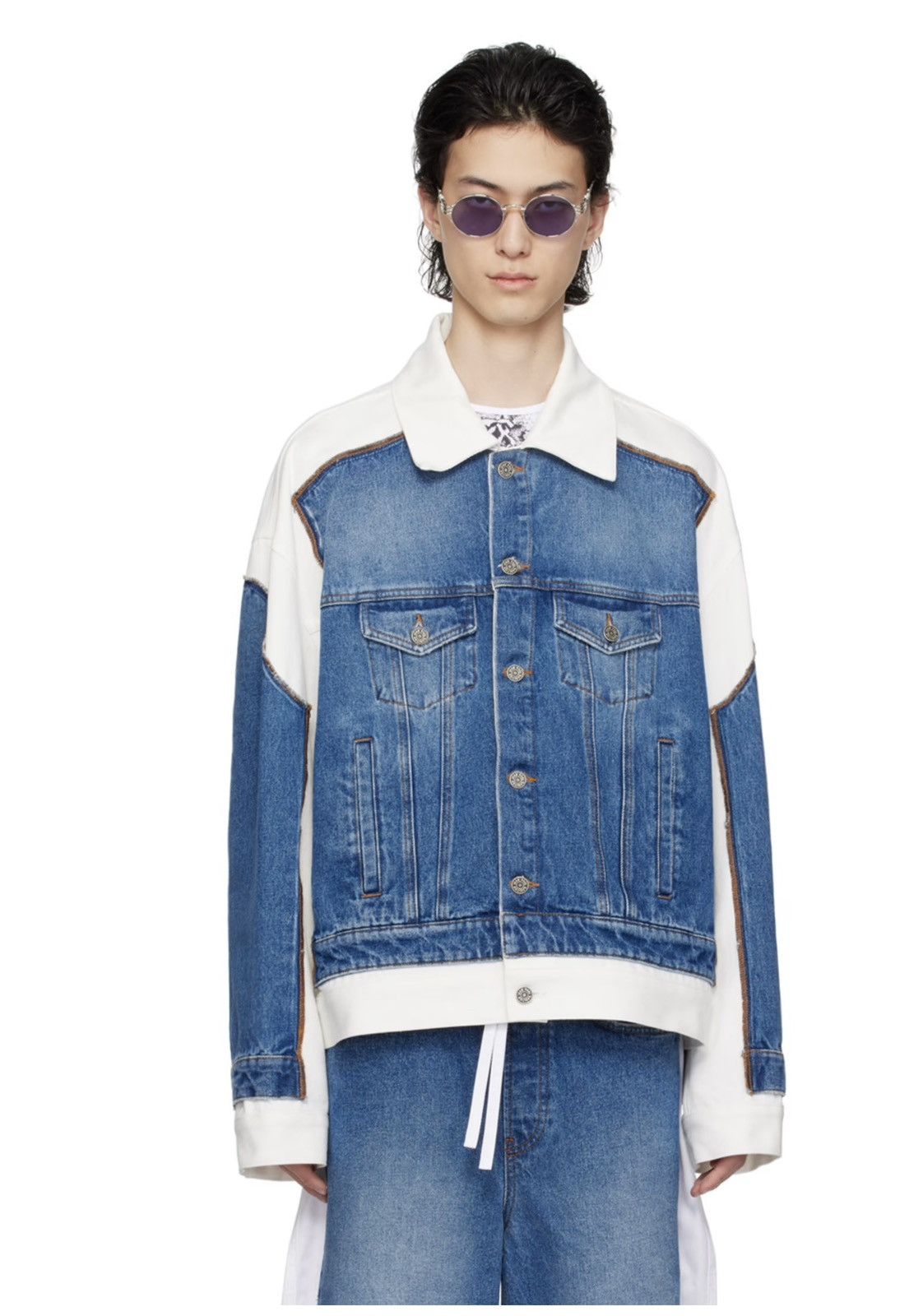 Jean Paul Gaultier The Trompe-l'œil Denim Jacket Size US S / EU 44-46 / 1 - 11 Thumbnail