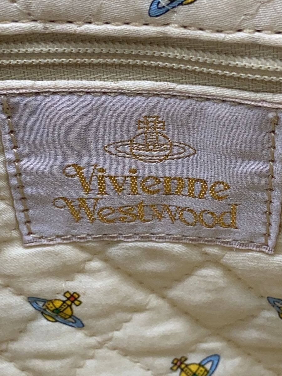 Vivienne Westwood Overlock Stitch Orb Plaid Leather Hand Bag Size ONE SIZE - 6 Thumbnail