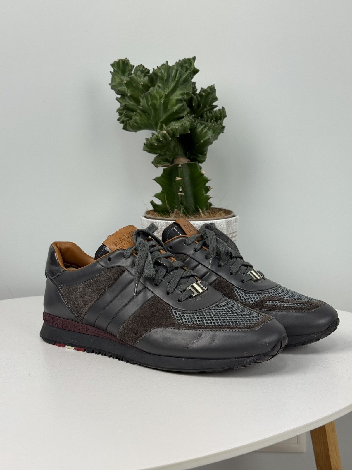 Bally Bally Ascar Sneackers Leather Suede Men Size US 9.5 / EU 42-43 - 3 Thumbnail