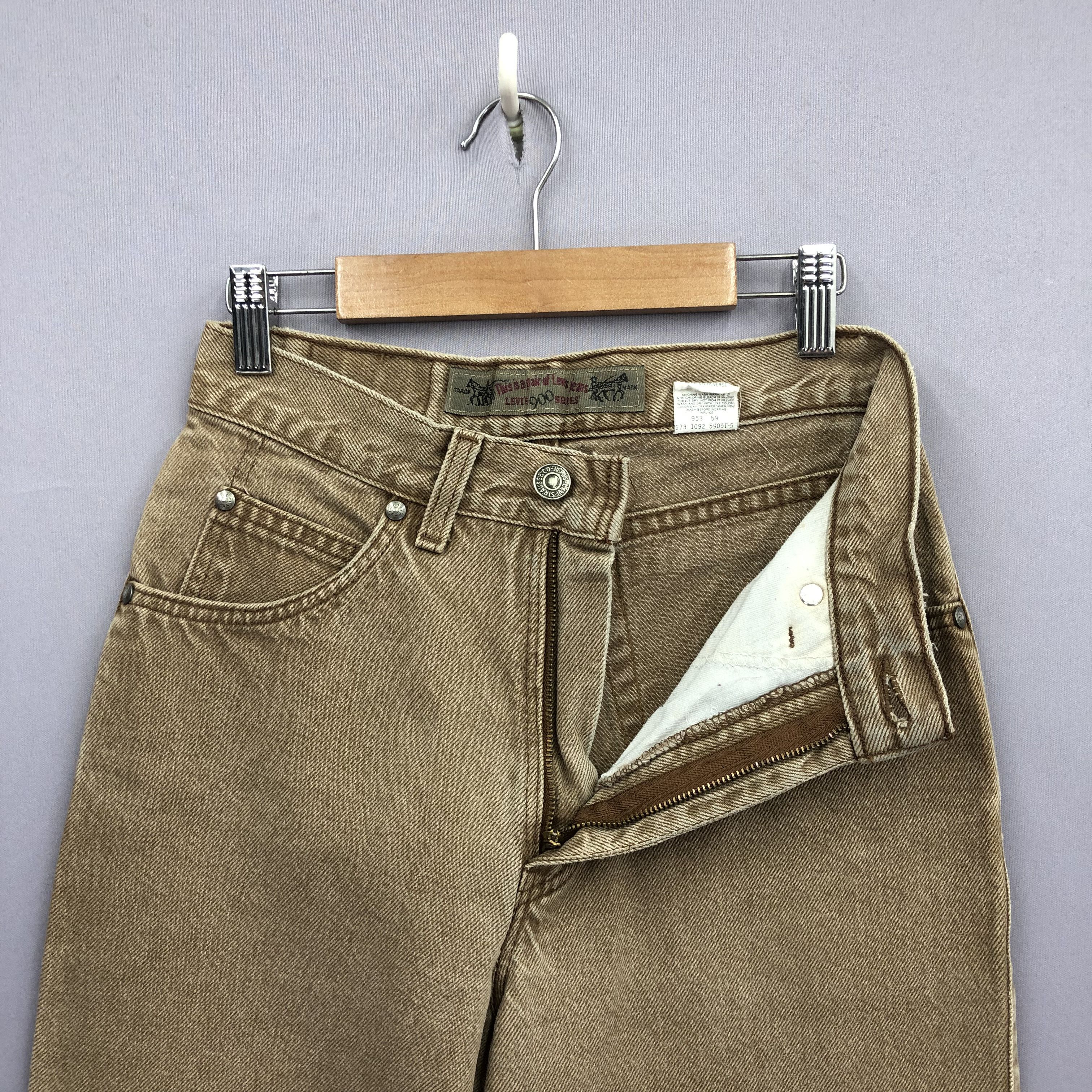 Levi's Vintage Levis Silvertab Faded Brown Jeans Levi's 579 Denim Size 24" / US 00 / IT 34 - 6 Thumbnail