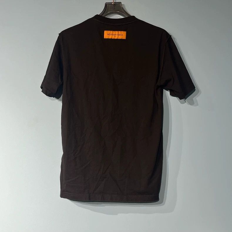Louis Vuitton louis vuitton Black gesture print logo short sleeve 2502-Ne Size US L / EU 52-54 / 3 - 2 Thumbnail