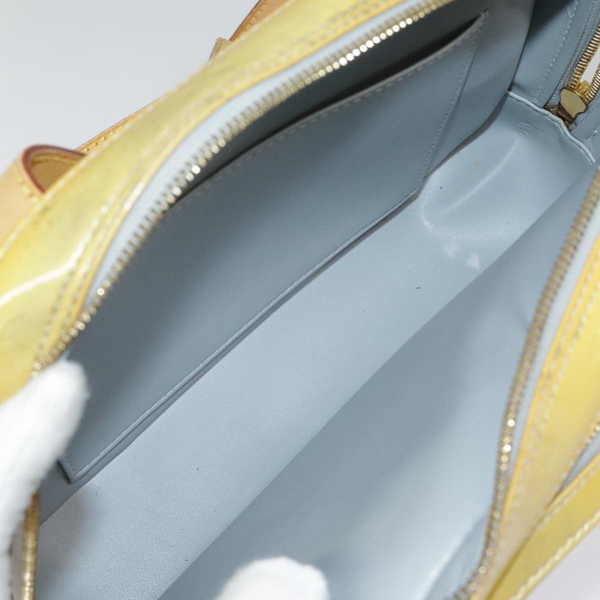 Louis Vuitton LOUIS VUITTON Monogram Vernis Marley Backpack Gris M91038 Size ONE SIZE - 11 Thumbnail