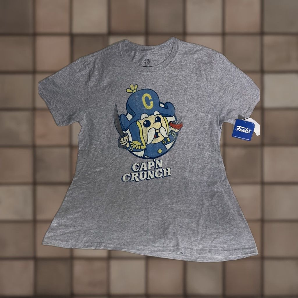 Vintage Funko Pop! Tees Ad Icon Cap'N Crunch T Shirt Target Exclusive Sz Large New Size US L / EU 52-54 / 3 - 1 Thumbnail