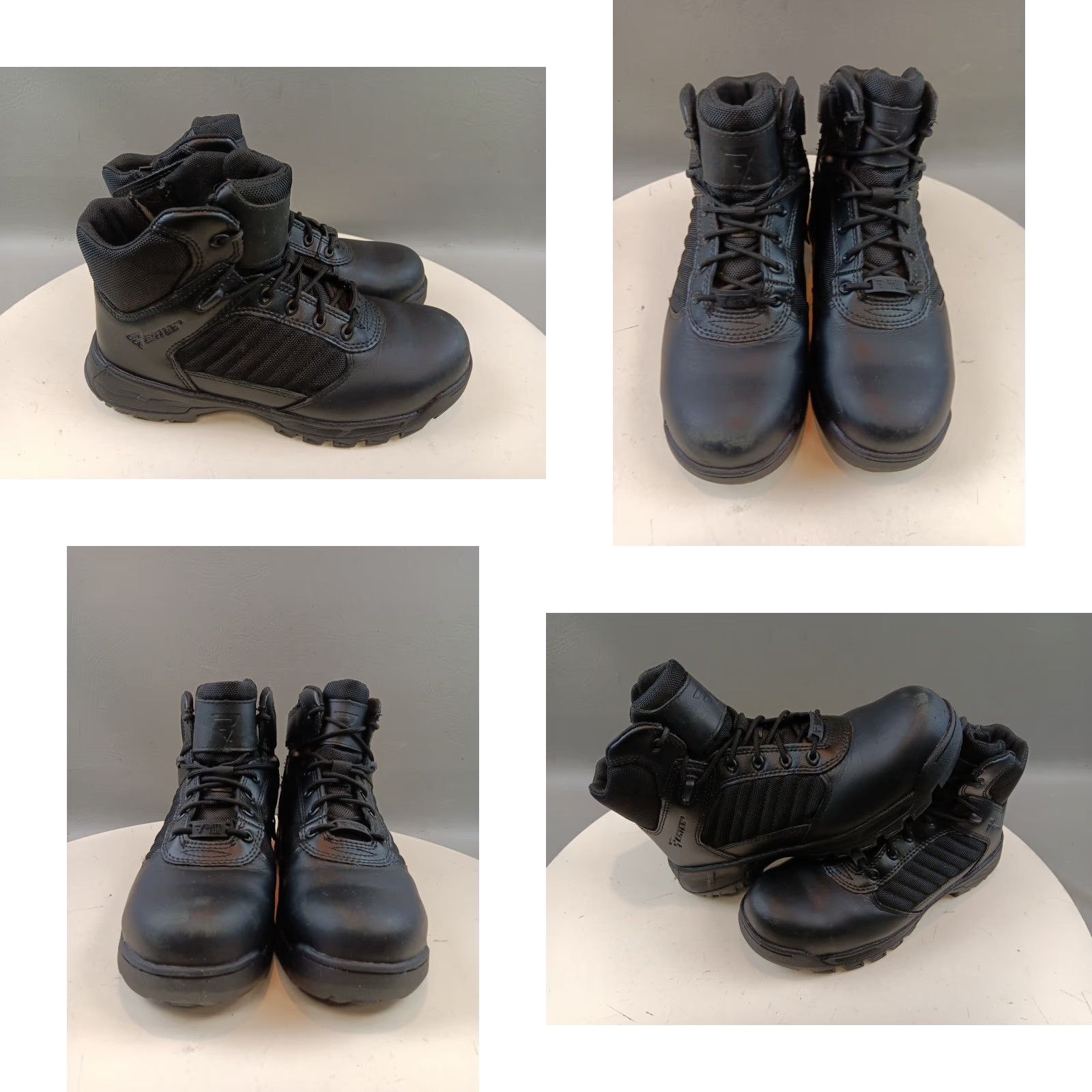 Vintage Bates Sport 2 Boots Unisex EW Black Safety Toe Zipper Leather EW Full-grain Leather Side Zip 7.5M/9W US 7.5M 9W US 7.5M 9W Size US 7 / EU 40 - 8 Thumbnail