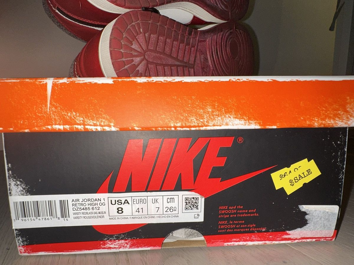 Nike Nike Air Jordan 1 High Chicago Lost & Found Size US 8 / EU 41 - 4 Thumbnail