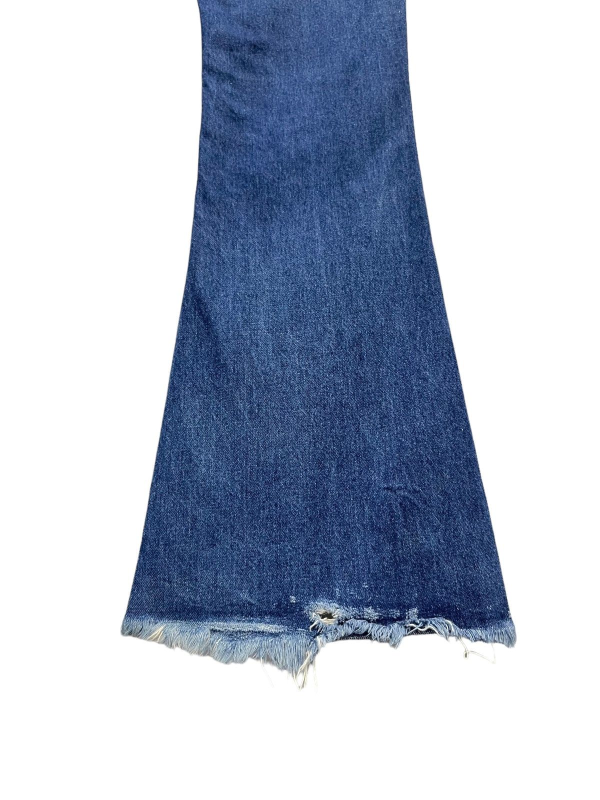 Big John × Le Grande Bleu (L.G.B.) × Vintage ULTRAFLARE🔥BIG JOHN BIG WASHING Bush Pants Distressed Jeans Size US 29 - 13 Thumbnail