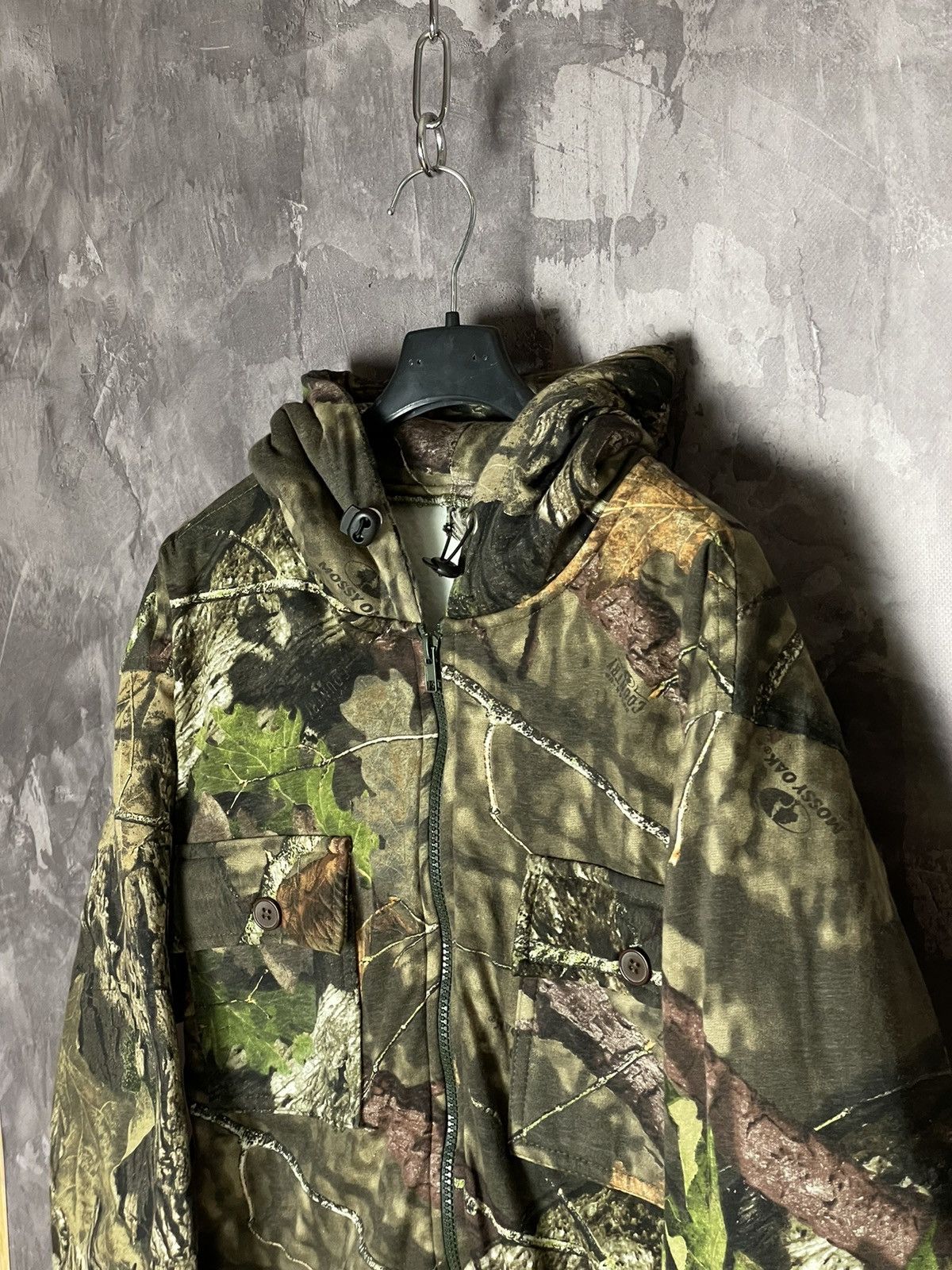 Mossy Oaks × Realtree × Vintage Vintage Y2k Mossy Oak Camo Zip Up Jacket Size US L / EU 52-54 / 3 - 8 Thumbnail