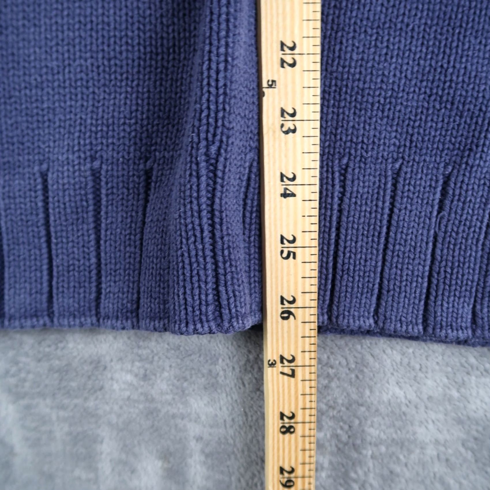 Ralph Lauren Vintage Polo Jeans Co. Ralph Lauren Y2K Men’s XL Knit Blue 1/4 Zip Sweater Shirt Size US XL / EU 56 / 4 - 6 Thumbnail