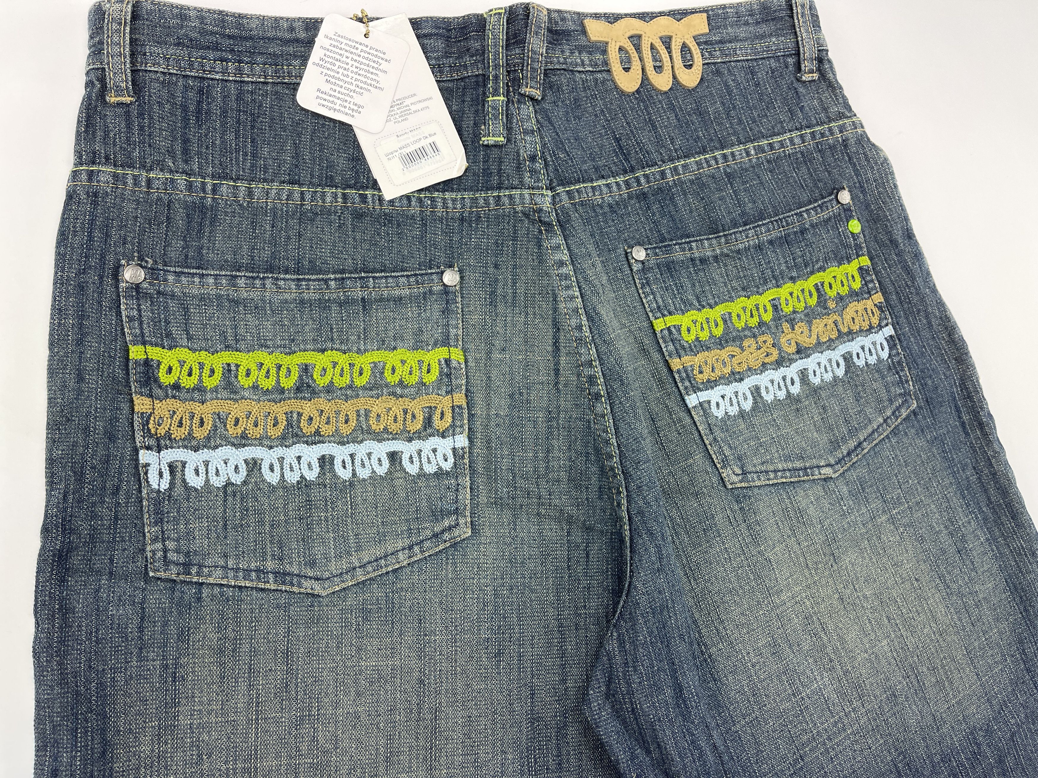 Vintage Mass DNM jeans shorts, vintage hip hop, 90s, skater, size 36 Size US 36 / EU 52 - 5 Thumbnail