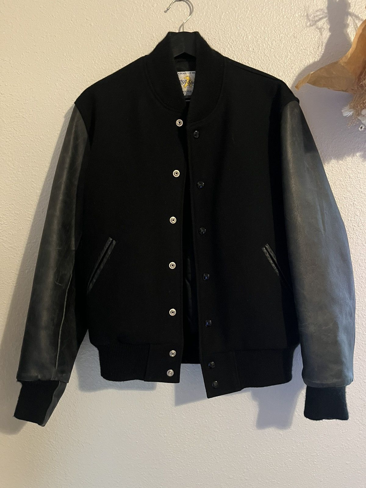 Golden Bear black golden bear varsity jacket Size US S / EU 44-46 / 1 - 1 Thumbnail
