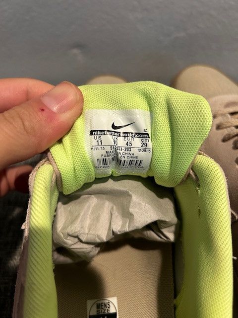 Nike AirMax1 PRM String Size US 11 / EU 44 - 6 Thumbnail