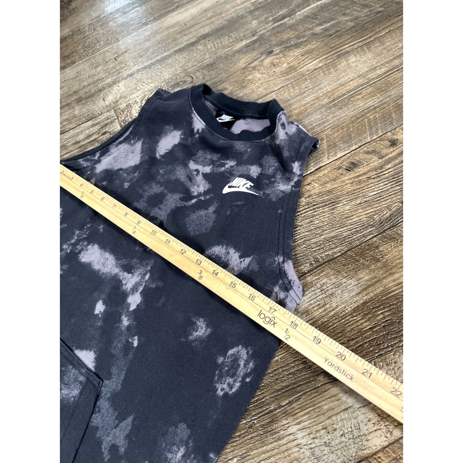 Nike VINTAGE NIKE Sportswear Dress Women Sleeveless Medium Black Camouflage Short Pullover Casual European Camo Pattern Size M / US 6-8 / IT 42-44 - 3 Thumbnail