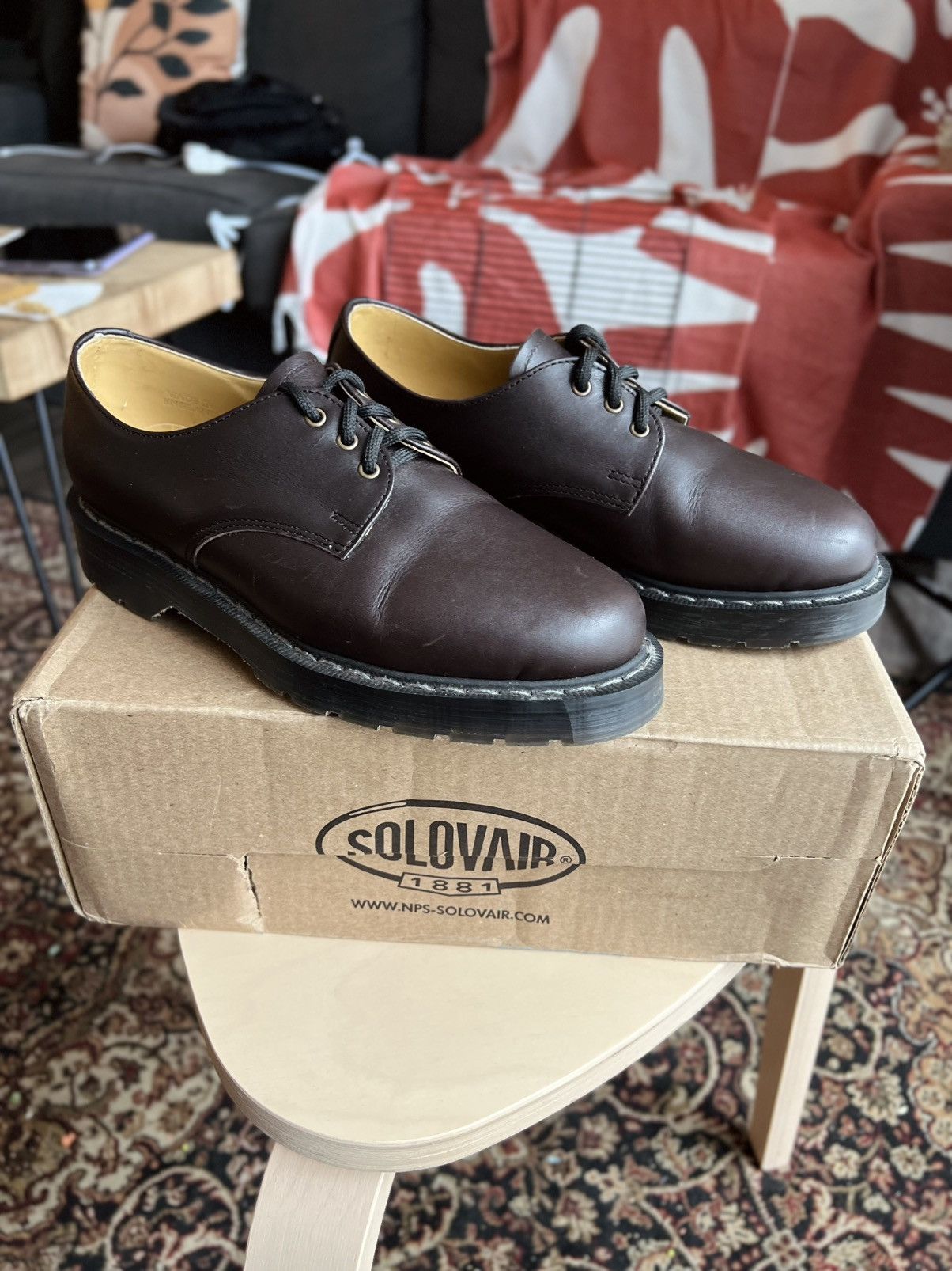 Solovair Solovair Gibson Derby Shoes Size US 5.5 / IT 35.5 - 4 Thumbnail
