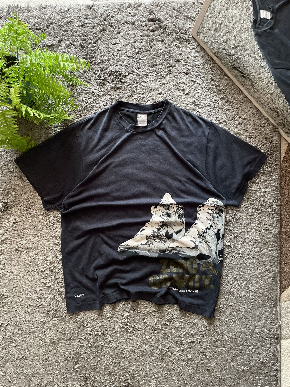 Nike × Vintage 00s Nike T-Shirt Streetwear Vintage Big Logo Swoosh Rare Size US L / EU 52-54 / 3 - 1 Thumbnail