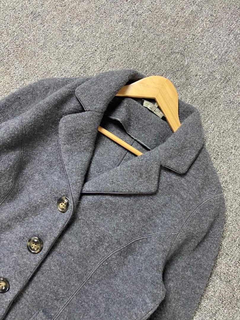 Japanese Brand Max Mara Weekend Line Wool Blend Jacket (182) Size US L / EU 52-54 / 3 - 9 Thumbnail