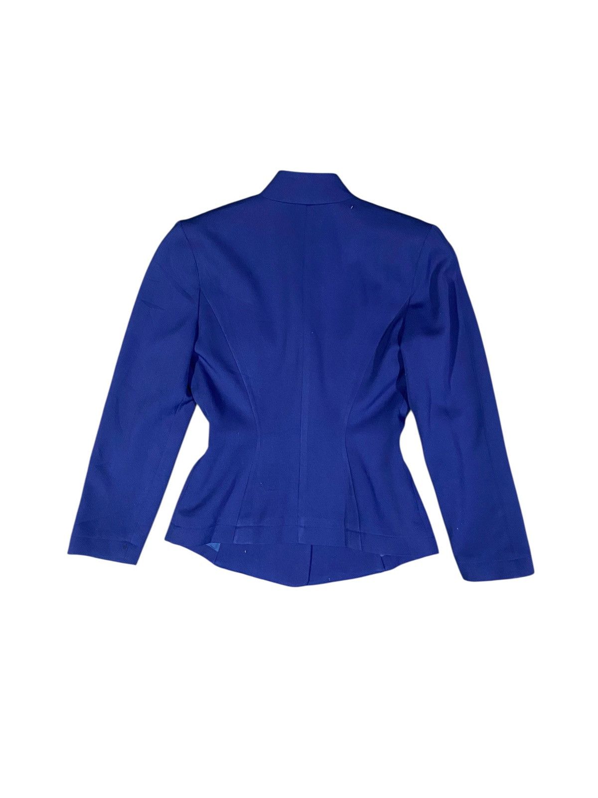 Thierry Mugler Vtg Runway 80s Thierry Mugler Hourglass Peplum PowerBlazer Size ONE SIZE - 4 Thumbnail