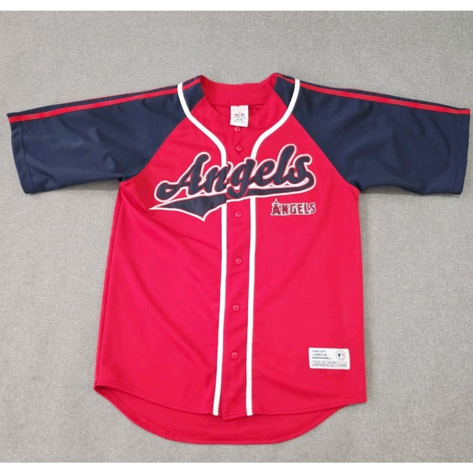 Other Anaheim Angels True Fan Jersey Mens Med Major League MLB Size US M / EU 48-50 / 2 - 1 Thumbnail