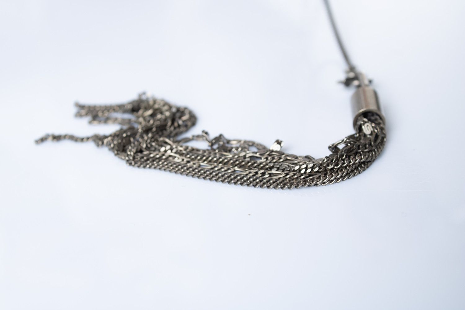 Ann Demeulemeester Ann Demeulemeester, 925 double tassel necklace Size ONE SIZE - 3 Thumbnail