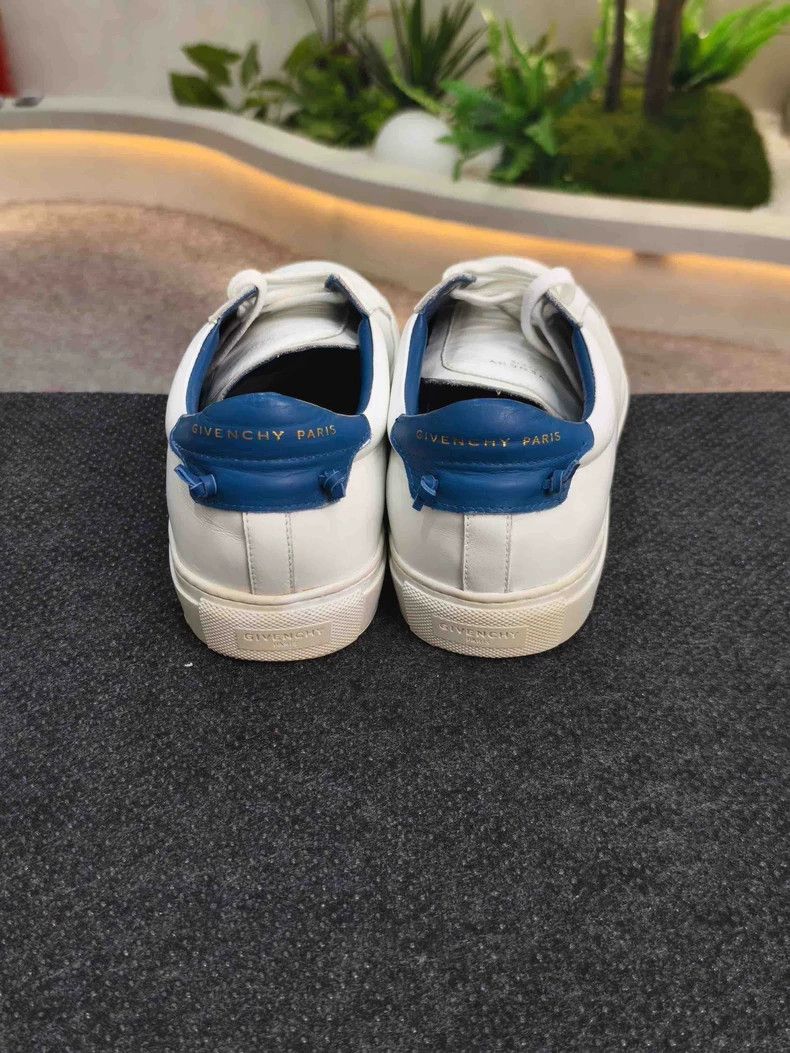 Givenchy Givenchy Classic White Sneakers, Blue and White, Size 42 Size US 9 / EU 42 - 7 Thumbnail