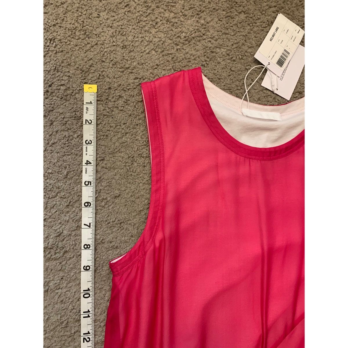 Helmut Lang HELMUT LANG PINK BUBBLE SILK DRESS Size S / US 4 / IT 40 - 16 Thumbnail