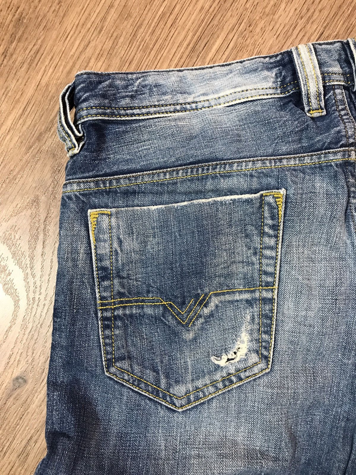 Diesel × Vintage Vintage Diesel Safado distressed denim pants jeans Size US 31 - 15 Thumbnail